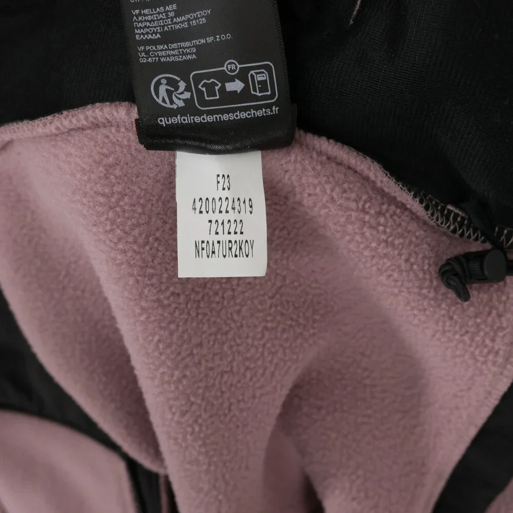 The North Face Denali Jacket Mens XS Purple Black Polartec Fleece Full Zip